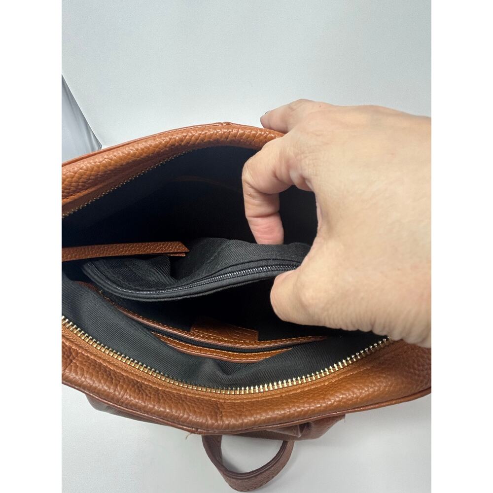 Zenith Leather Backpack - Picture 7 of 10